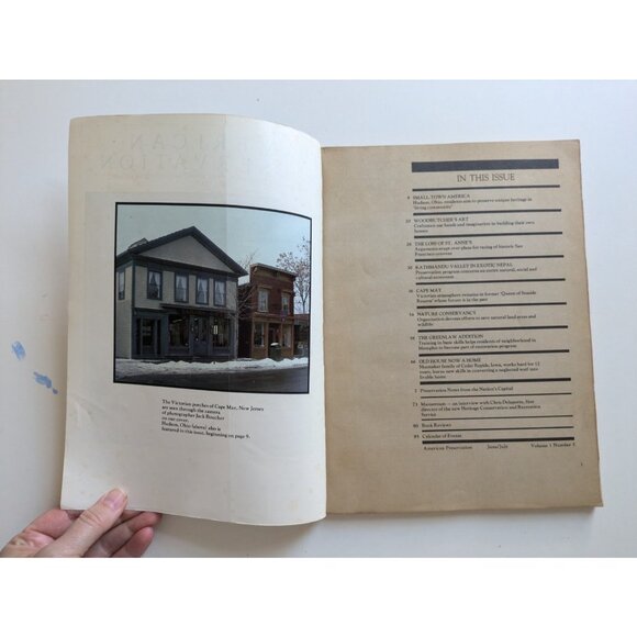 American Preservation Magazine - June July 1978 Cape May NJ Vol. 1 #5 Historic - Picture 3 of 14